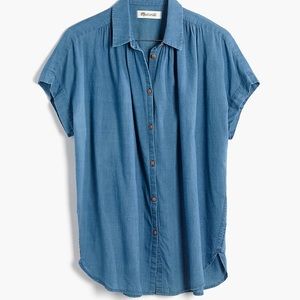 Madewell Central Shirt in Bright Indigo Wash